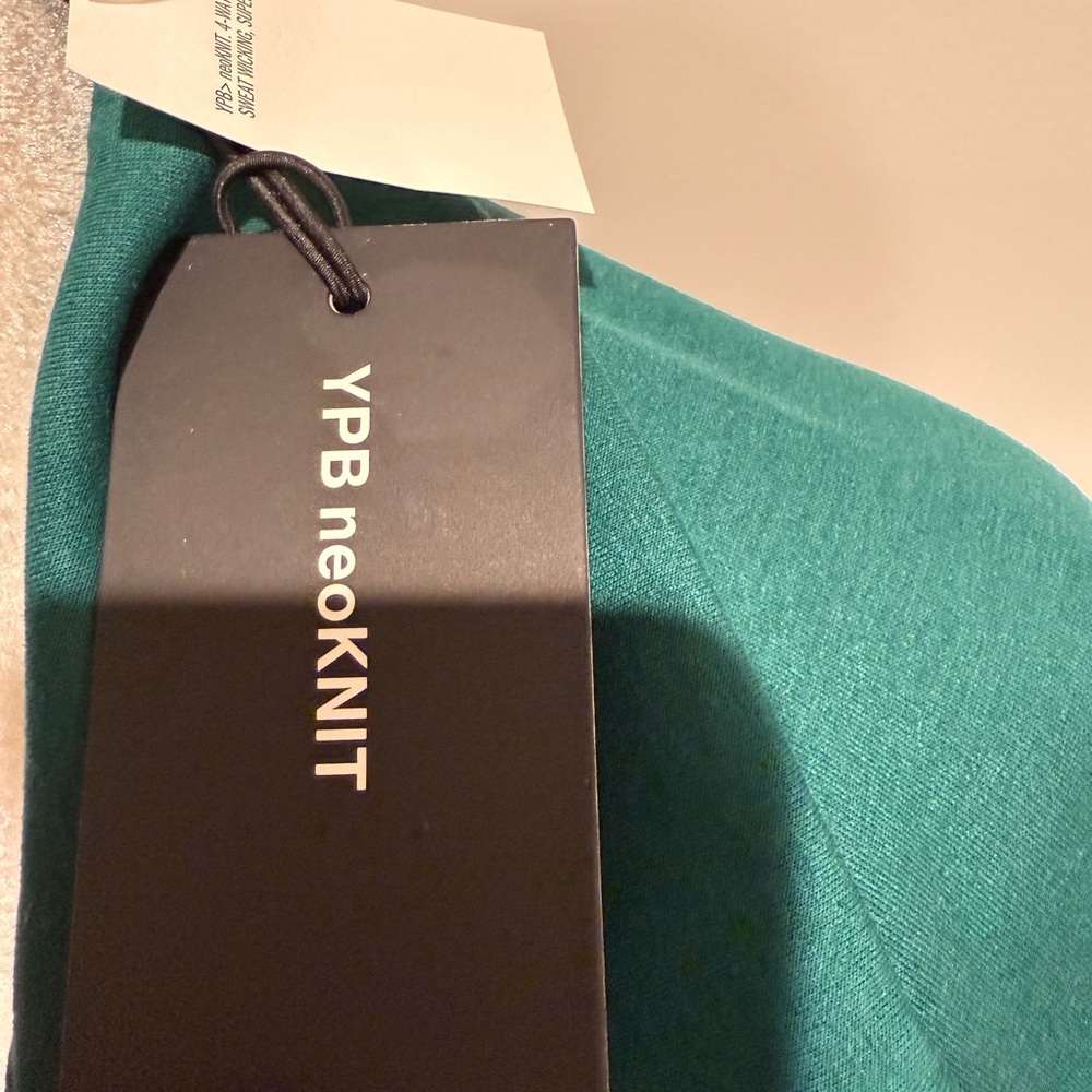 YPB Your Personal Best Neoknit 1/2 Zip Pullover Green Abercrombie Active xs - Picture 5 of 5